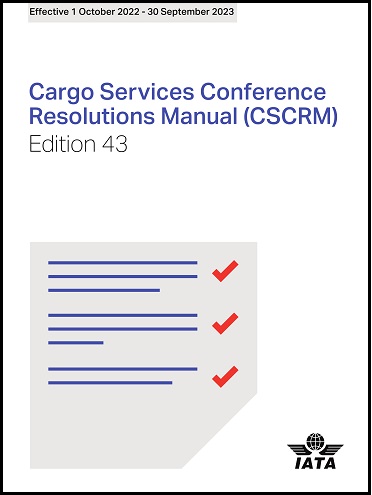 Cargo Services Conference Resolution Manual (CSCRM)