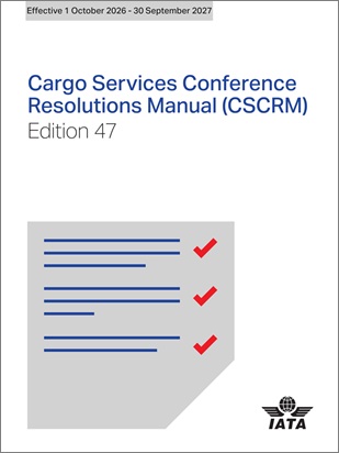 Cargo Services Conference Resolution Manual (CSCRM)